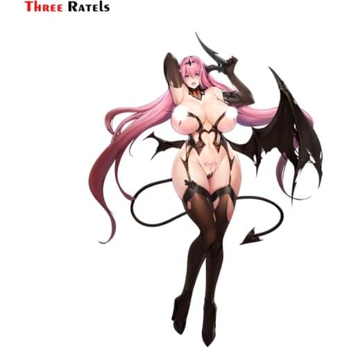 Three Ratels FC583 sexy girl pink hair Alice last origin game Car Sticker Decal Suitcase Motorcycle Auto notebook