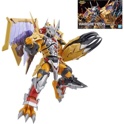 Bandai Figure Rise Digimon Adventure Kids Toys Anime Figures War Greymon PVC Action Figure Assemble Model Dolls Gifts for Boys