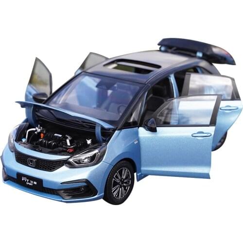 Hot Sale Original Authentic 1:18 Honda New 4th Generation Fit 2020 High Simulation Diecast Car Car Model for Christmas Gift