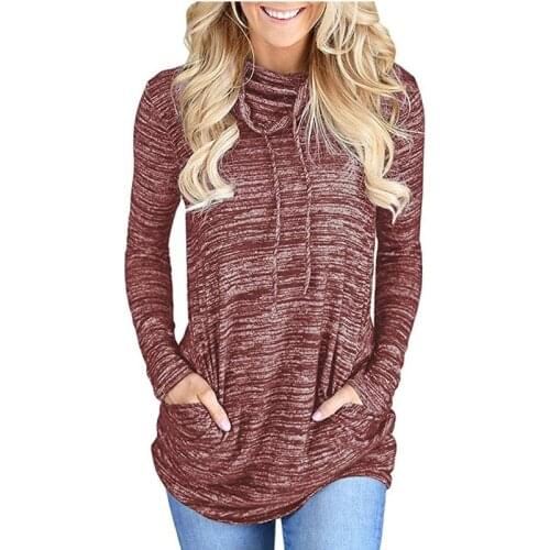 Fashion clothes sweatshirt women hoodie basic tops plus size hoodies woman sweatshirts drsopshipping turtleneck female clothing