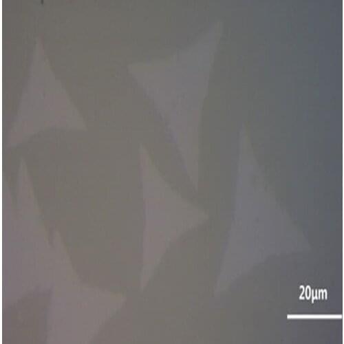 Molybdenum disulfide 15: copper film substrate MoS2