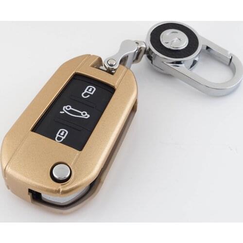 Car Key Case Cover Protection For Citroen C4 CACTUS C5 C3 C4L Peugeot 508 301 2008 3008 408 Accessories Keychain Key Covers