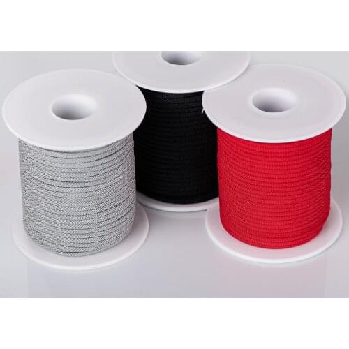 33m multicolor 2.5mm Milan Rope DIY Braided Bracelet Necklace Jade Pendant Pendant Hand Woven Rope Wire #82604