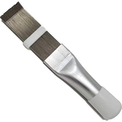 Hot Universal Stainless Car AC Radiator Condenser Evaporator Fin Straightener Coil Comb For Auto Cooling System Clean Outgoing