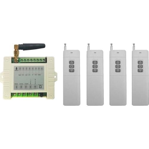3000M Long Distance 110V 220V Motor Wireless Remote Control Switch Roller Shutter Electric Curtain Remote Forwards Reverse