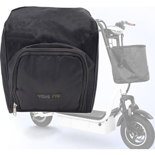 Electric Bike Battery Bag Front Folding Scooter Lithium Battery Storage Durable High Capacity Bag Bike Accessories 20x16x24cm