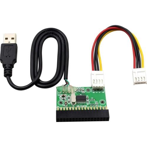 1.44MB 3.5" USB Cable Adapter To 34Pin Floppy Drive Connector PCB Board Durable