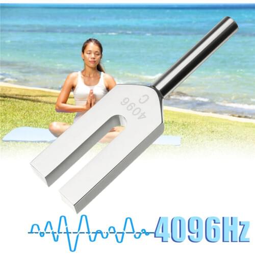 High-frequency Energy Tuning Fork Crystal 4096HZ Medical Tuning Fork Aluminum Alloy Healing Sound Vibration Therapy Medical Tool