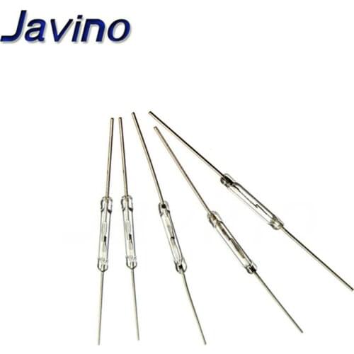 5pcs N/O Reed switch Magnetic Switch 2 * 14mm Normally Open Magnetic Induction switch