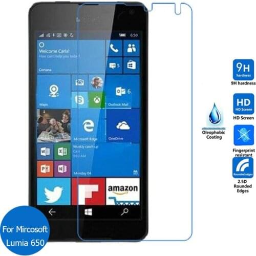 Tempered Glass For Nokia Microsoft Lumia 650 N650 LTE Dual SIM Screen Protector Toughened Protective Film Guard
