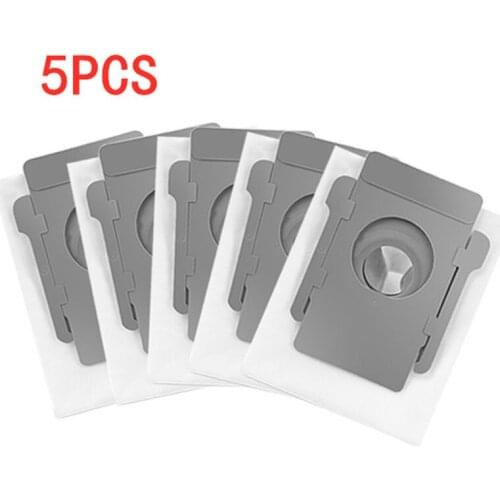 5PCS Washable Dust Bag Accessroies for iRobot Roomba i7 i7+ E5 E6 Series i7Plus Robot Vacuum Cleaner Kits Rubbish Garbage Bag