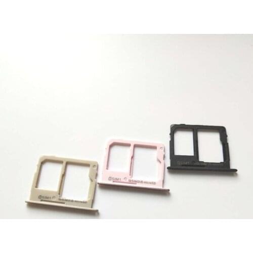 SIM Card Holder Adapter +Micro SD Card Holder Slot Tray For Samsung Galaxy J7 Plus J7+ J7 + C710 C710F