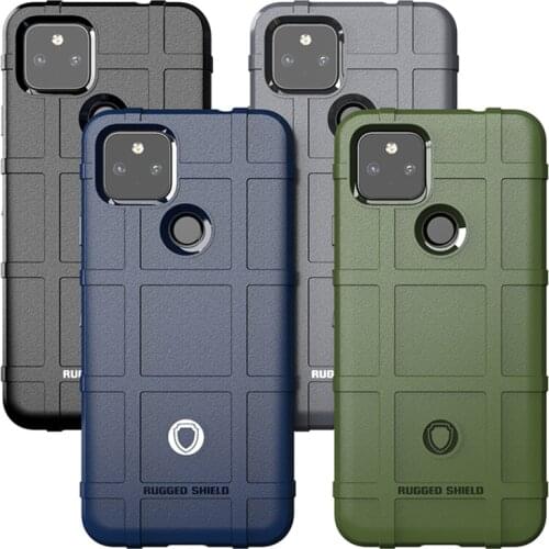 For Pixel 5A Case Rugged Armor Shockproof Cover For Google Pixel 5A Soft Silicon Button Protection For Google Pixel 5A