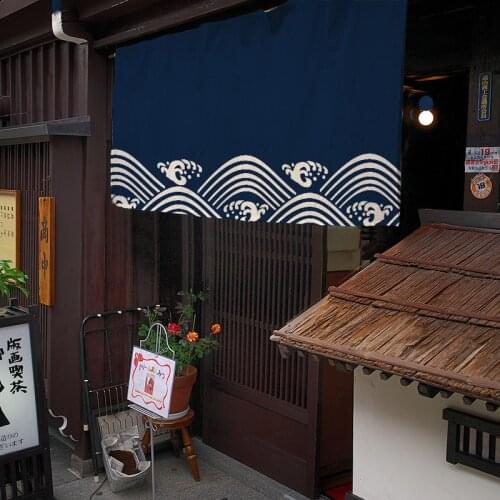 Japanese-style Decoration Hanging Curtain Restaurant Door Short Curtain Door Shop Half Curtain Kitchen Curtain Noren