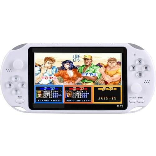 Camoro 5.1 Inch Handheld Retro Game Console with Double Rocker Built-in 10000+ Games Support TV Out Video Player Game Console