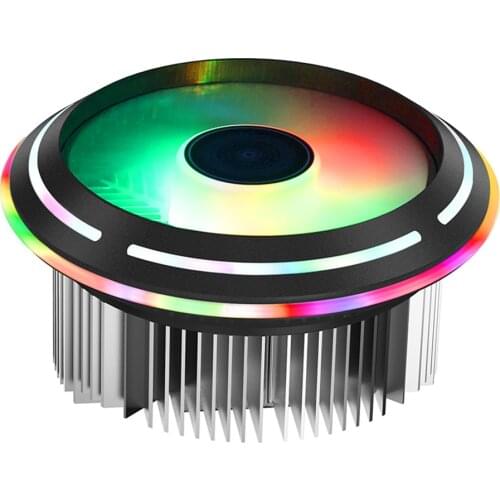 JONSBO CR-901 Down-flow CPU Cooler radiator 120mm 4pin PWM LED Color fan quiet For intel 775 1155 1156 AMD AM4 AM3 CPU slot