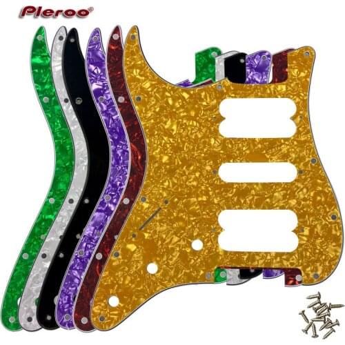 Quality Guitar Pickguard Parts -For US Left Handed 11 Screw Holes Player Startocaster Humbucker HSH Scratch Plate
