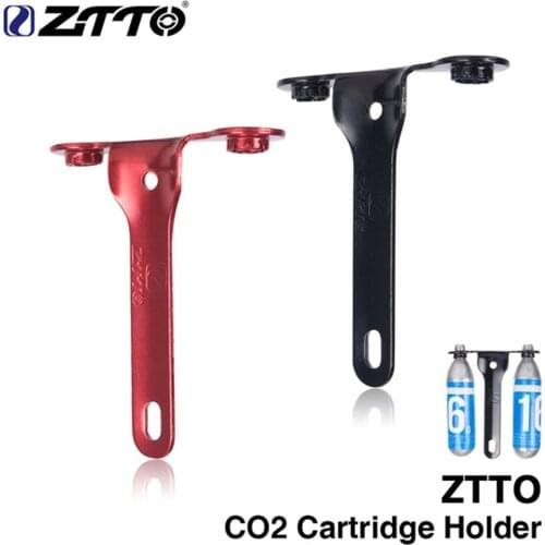 ZTTO CO2 Cartridge Holder Bracket Hold 2 x Control Blast CO2 Cartridges Road Cycling Bike Water Bottle Cage Bicycle Accessories