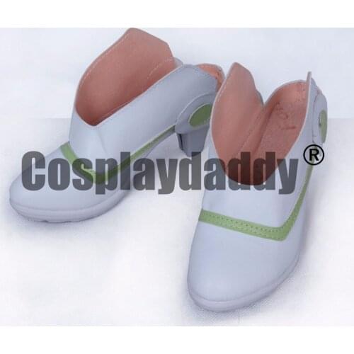 Macross Frontier Reiner Halloween White Cosplay Shoes Boots H016