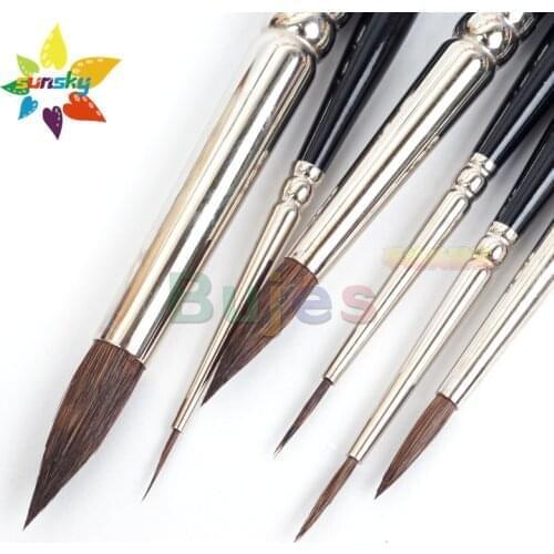 Original France Raphael 8383 Squirrel hair Watercolor brush Round / pointed head Line drawing pen Soft texture Art supplies