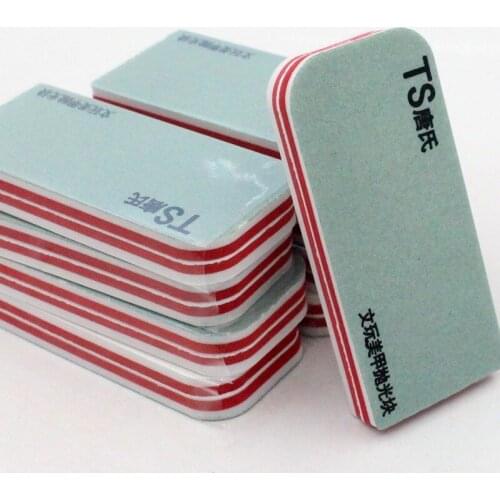 Nail File Candy Colors Sanding Buffer Polish Block Nail Files Walnut Soft Metal Polishing Double Side Manicure Makeup Tools