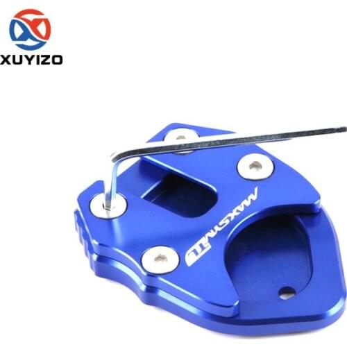 Fits For SYM MAXSYM TL500 T500 2020-2021 Motorcycle New Aluminum Support Kickstand Column auxiliary Foot Enlarger Plate