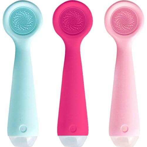 Silicone Facel Cleansing Machine Electric Face Washing Brushes Skin Care Blackhead Remover Pore Cleaner massage USB Rechargeable