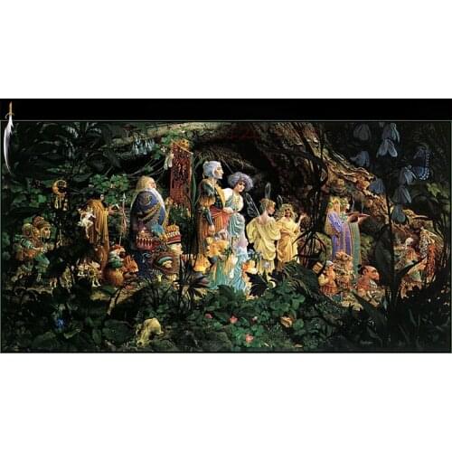 Modern Home Decor Diamond Painting Famous Portrait Elf 5D Diy Mosaic Embroidery Cross Stitch Full Square Round Drill Wall Poster