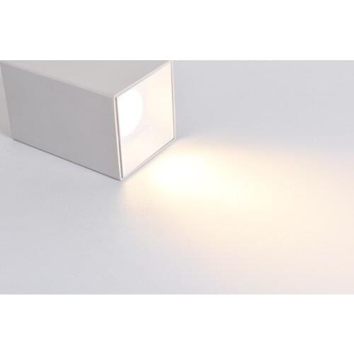 LED Ceiling Square Downlight 15W 18W 24W Dimmable 220V 110V Warm White Black Aluminum Spot Light for Hallway Kitchen Gallery Di