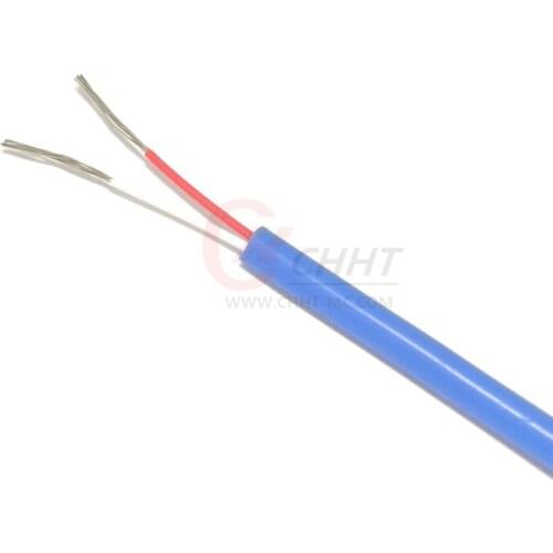 Widely Used Extension Cable K Type KAFY-JIS-CH Silicone Rubber Insulation 2*24AWG Thermocouple Wire With Factory Direct Supplied