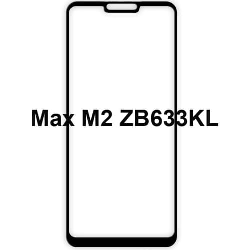 Ultra-Thin white black color full screen protector Tempered Glass film For Asus Zenfone Max M2 Screen protective glass film