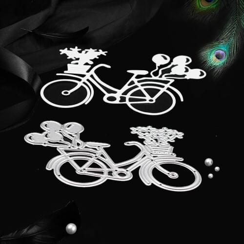 Balloon bicycle DIY album card making tool puzzle carbon steel knife mold