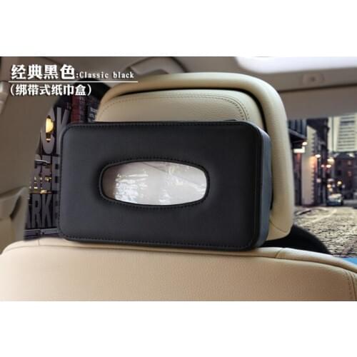 1 PC Universal Car Seat Back Armrests Center Paper Tissue Box Napkin Storage Bag Auto Interior Accessories