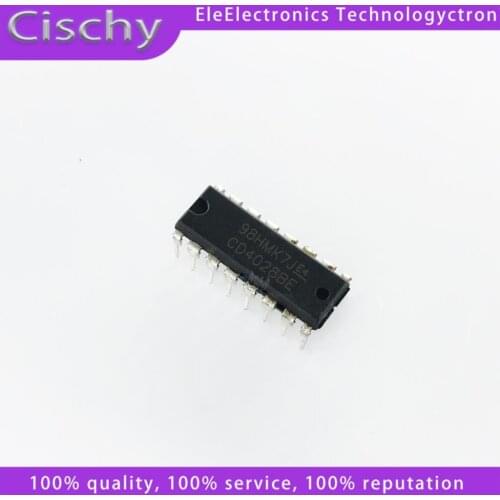 10PCS CD4028BE DIP16 CD4028 DIP 4028BE DIP-16