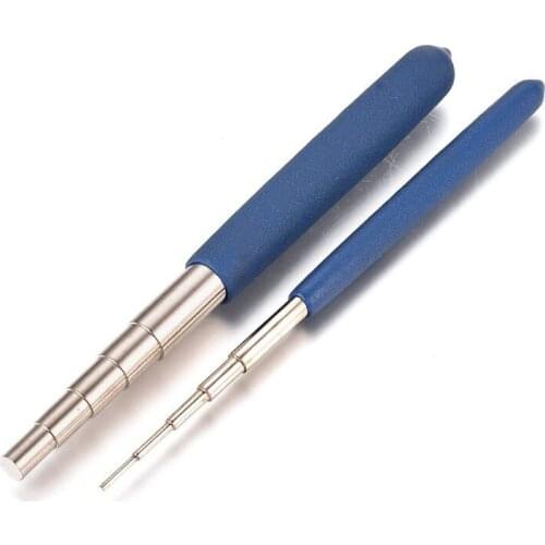 2Pcs 10 Sizes Wire Ring Wrapping Step Mandel Steel Round Bead Working Loop Jump Ring Metal Jewelry Forming Tools