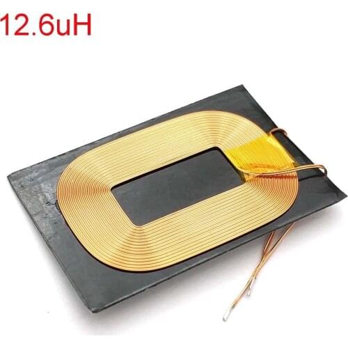 5 Pcs 47*32mm12.6uH Antimagnetic Wireless Charging Receiver Coil