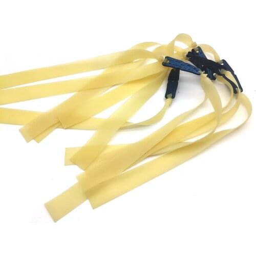 6pcs Flat Rubber Band 0.6-1.4 mm for Slingshot Shooting Accessories