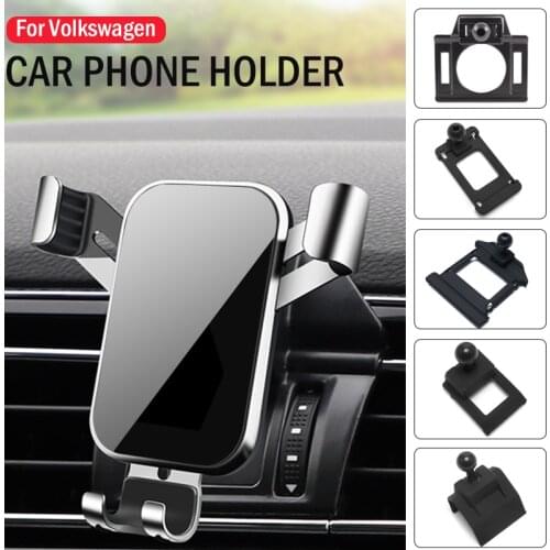 Car Mobile Phone Holder Stand Bracket For Volkswagen VW Golf Polo Tiguan Passat Touareg Tcross Troc Teramont Altas Accessories