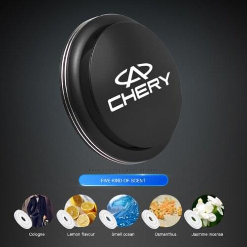 Car Air Freshener Perfume Aroma Diffuser Accessories With LOGO For Chery Fulwin QQ Tiggo 3 5 T11 A1 A3 A5 Amulet M11 Eastar IQ