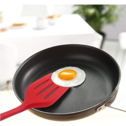 BalleenShiny Food Grade Non-stick Cookware Special Silicone Spatula Household Kitchen Cooking Tool Omelettes Silicone Spatula