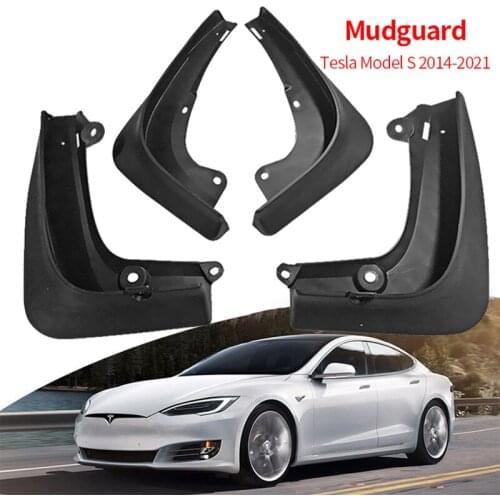 4pcs ABS Car Mud Flaps Mudguard Splash Guards Fender Mudflaps Tire Fender Car Accessories For Tesla Model S 2014-2021 2019 2018