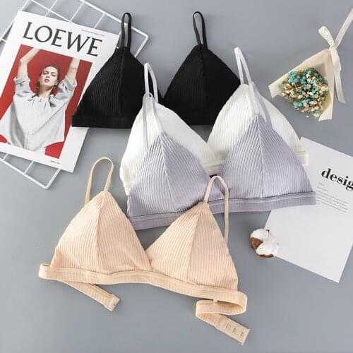 Sexy Girl Bras Lingerie Elegant Bra Comfortable One Size Underwear Women Summer Crop Top Seamless Bralette Wireless Cotton Bra