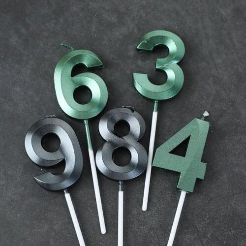 Children birthday party cake candle holiday dessert decoration happy birthday number candle 0/1/2/3/4/5/6/7/8/9