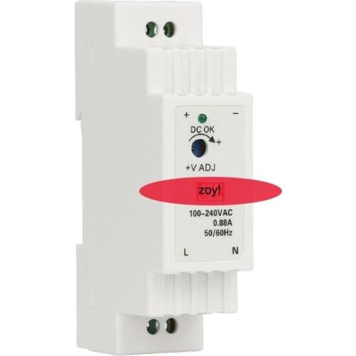 DR-15 15W Single Output 5V 12V 15V 24V Din Rail Mounting Industrial Switching Power Supply Supplier