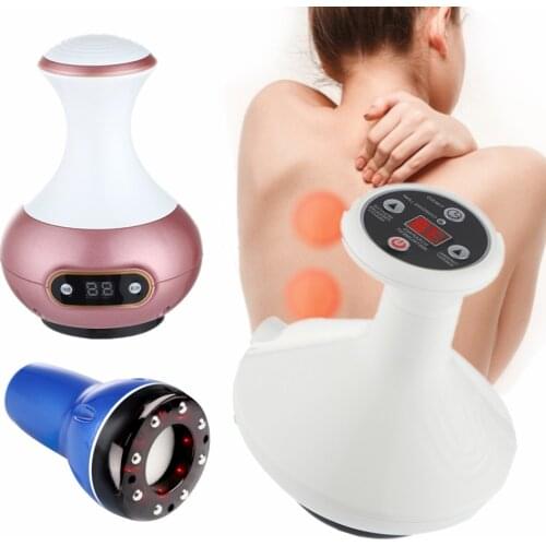 Electric Cupping Therapy Machine Guasha Massage Scraping Meridian Fat Burning Physiotherapy Hot Compress masajeador celulitis