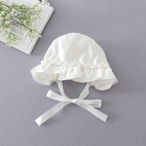 Hot sale 2015 new white Color baby Hat Children hat Princess Infant photography props 0-12 months