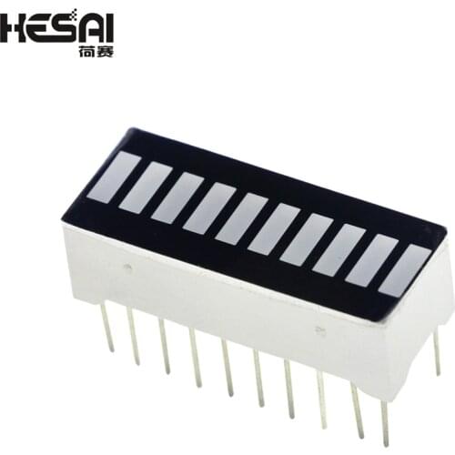 10pcs/lot 10 Segment Digital Red LED Bar Graph Display Ultra Bright