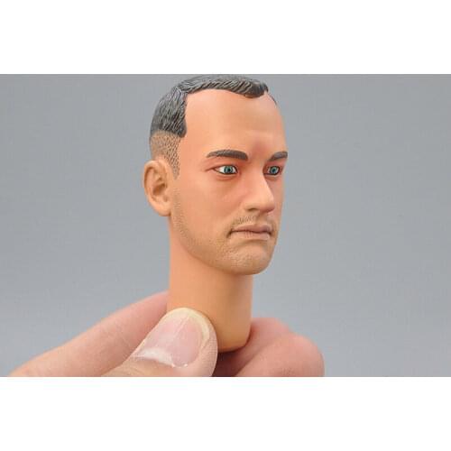 1/6 Scale Toy Model Forrest Gump Tom Hanks Head Sculpt F12"Male Action Figures