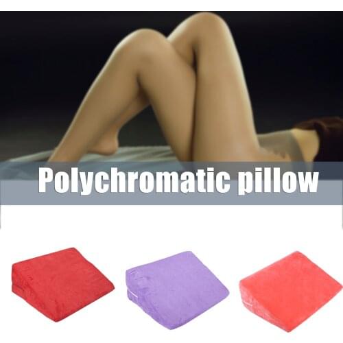 Newest Intimate Sex Positioning Cushion Microfiber Triangle Cushion Support Pad Sponge Cushion Adult Cube Wedge Erotic Toy