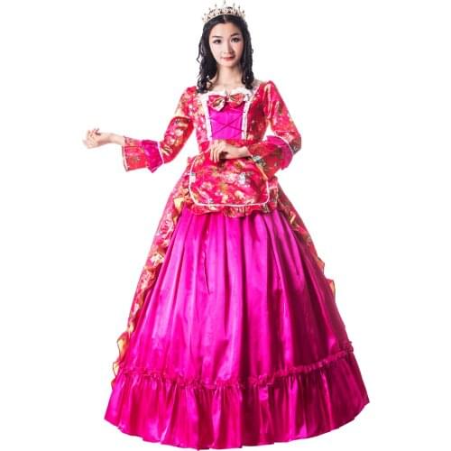 Gothic Period Medieval Dresses Gothic Masquerade Ball Gown Marie Antoinette Gifts